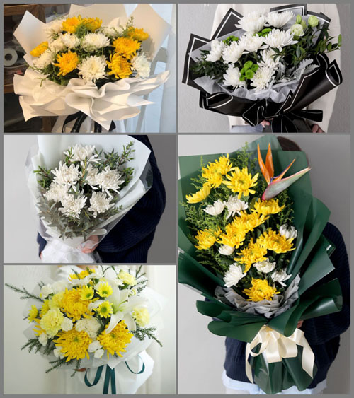 黑龙江哈尔滨道里区榆树镇白事花束代送